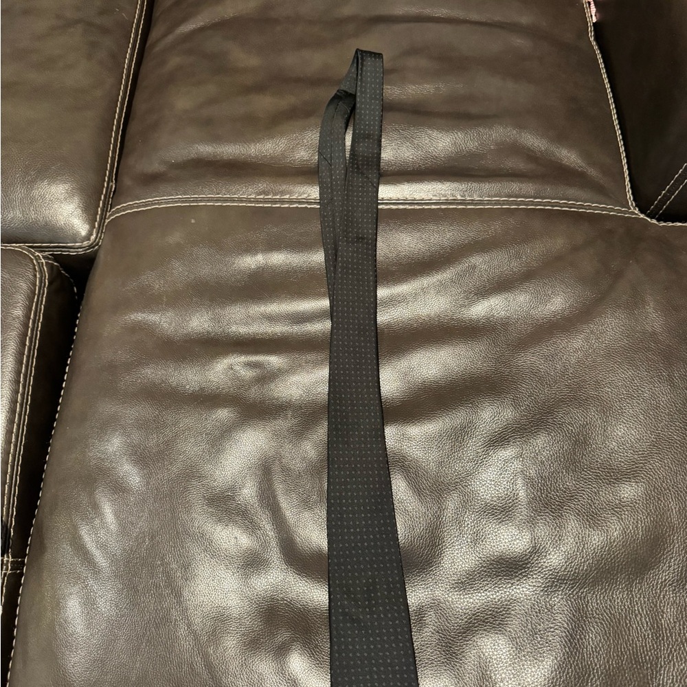 DKNY Black Patterned Tie